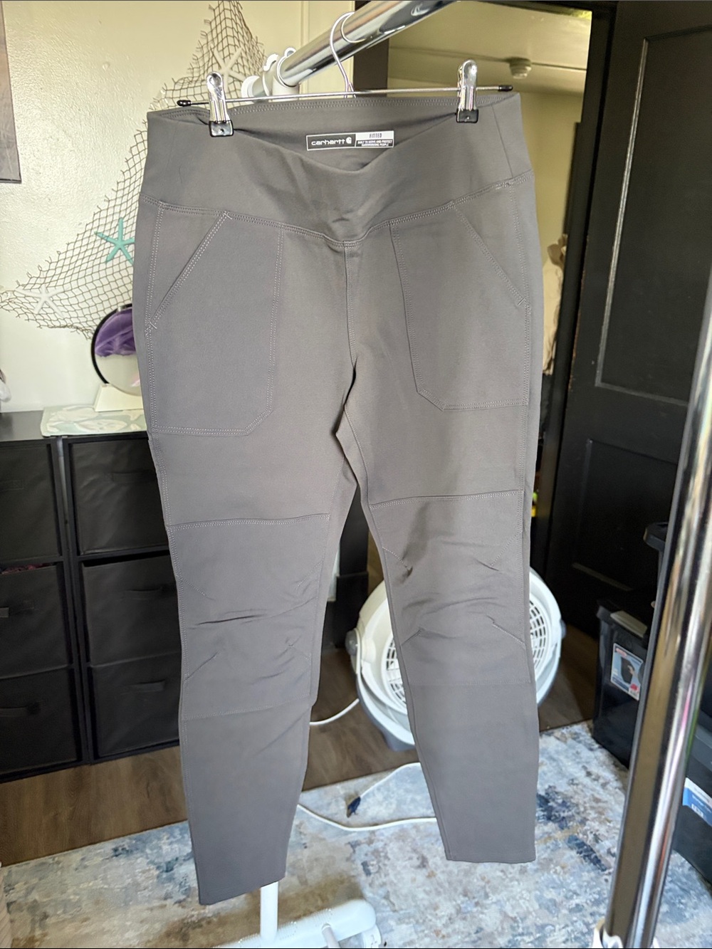 Carhartt Gray Olive Stretch Work Leggings